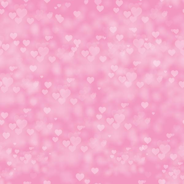 VORBESTELLUNG Jersey Allover Bokeh Hearts- Rosa